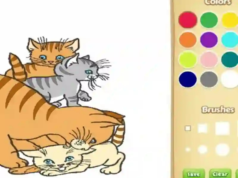 Cats Coloring Book For Kids — free online game