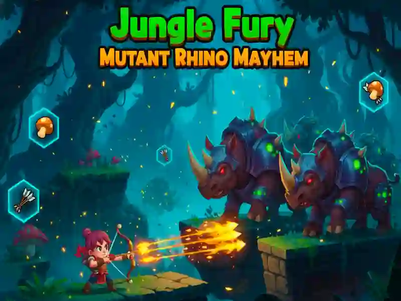 Jungle Fury Mutant Rhino Mayhem — free online game