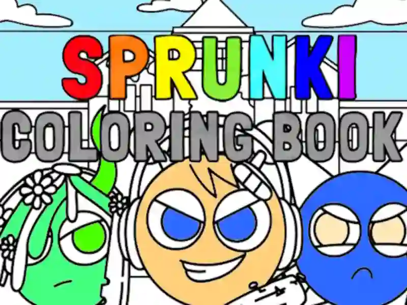 Sprunki Coloring Book — free online game