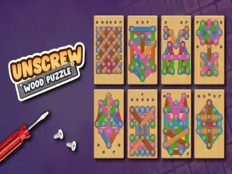 Unscrew Wood Puzzle — free online game
