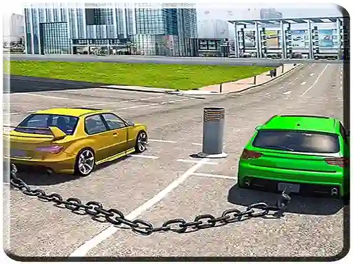 Chained Cars Impossible Tracks — free online game