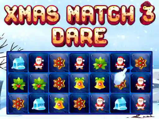 Xmas Match 3 Dare — free online game