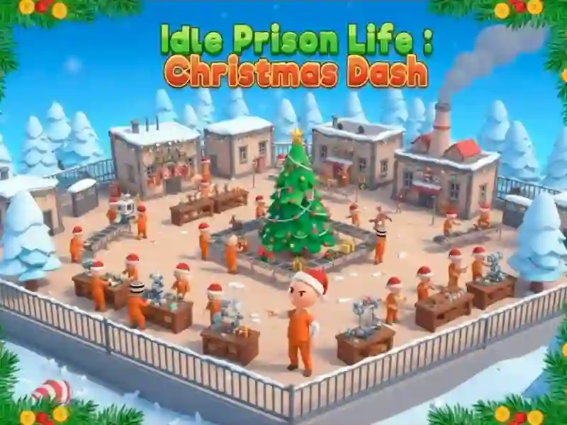 Idle Prison Life Christmas Dash — free online game