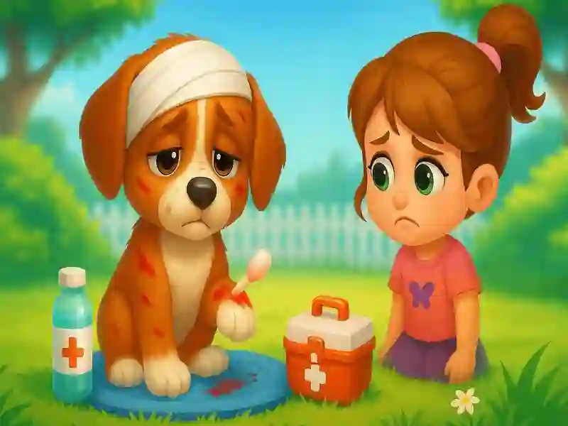 Lost Puppy Rescue and Care — free online game