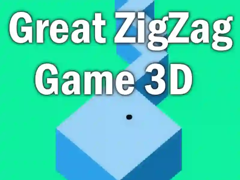 Great ZigZag Game 3D — free online game
