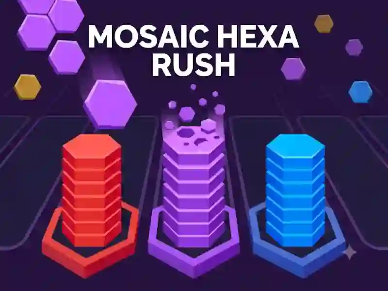 Mosaic Hexa Rush — free online game