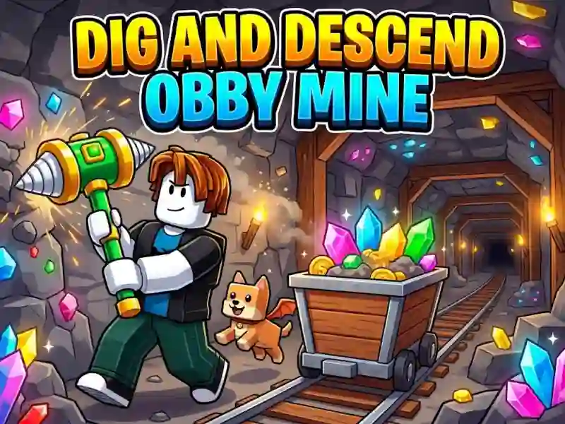 Dig and Descend: Obby Mine — free online game