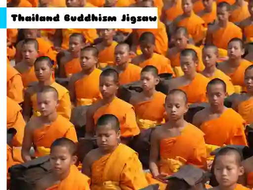 Thailand Buddhism Jigsaw — free online game