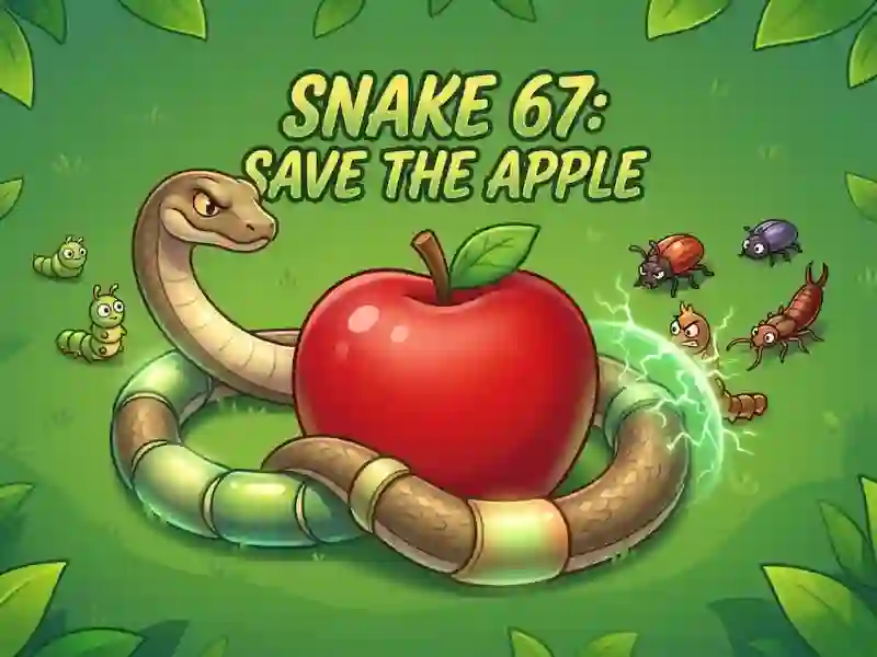 Snake 67 Save the Apple — free online game