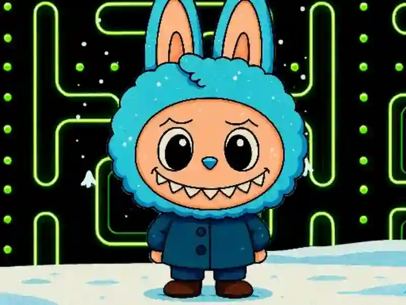 Winter Labubu Pacman Adventure — free online game