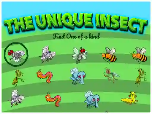 The unique insect  — free online game