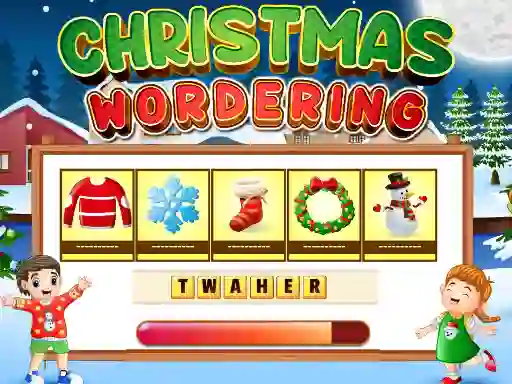 Christmas Wordering — free online game