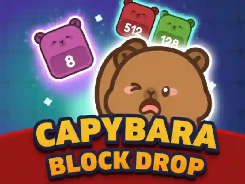 Capybara Block Drop — free online game