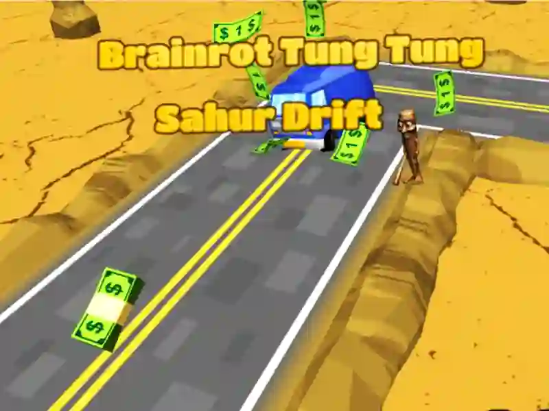 Brainrot Tung Tung Sahur Drift — free online game