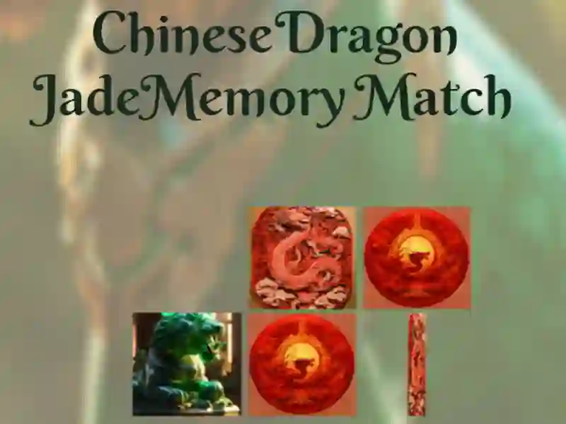 Chinese Dragon Jade Memory Match — free online game