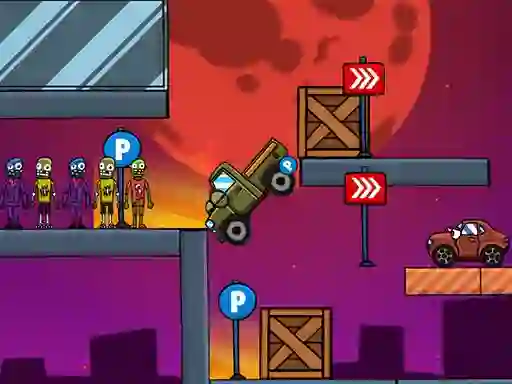 Cars vs. Zombies — bezmaksas tiešsaistes spēle