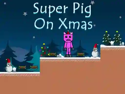 Super Pig on Xmas — free online game