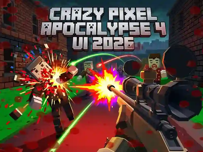 Crazy Pixel Apocalypse 4 UI 2026 — free online game