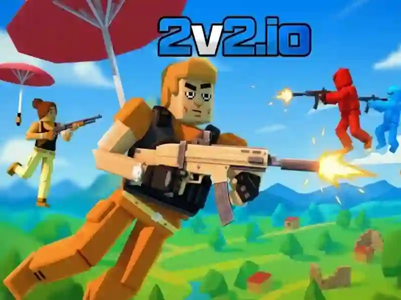 Гульня 2v2.io онлайн