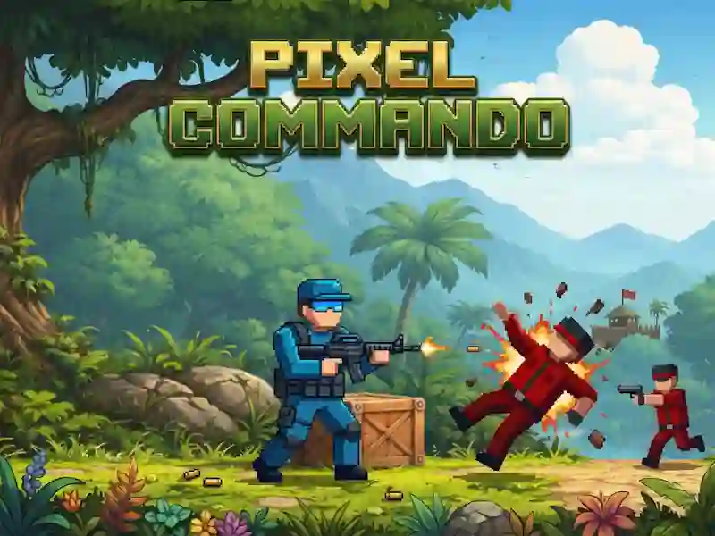 Pixel Commando — free online game