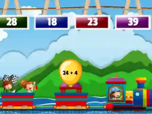 Math Train Addition — free online game