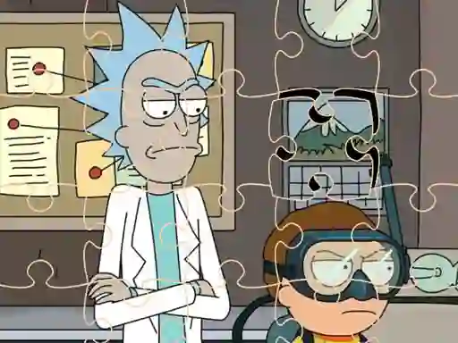 Rick and Morty Jigsaw — free online game
