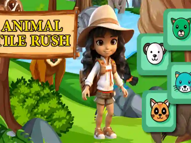 Animal Tile Rush — free online game
