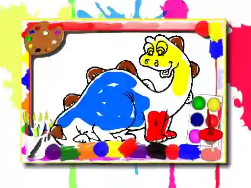 खेल Dinosaur Coloring Book ऑनलाइन