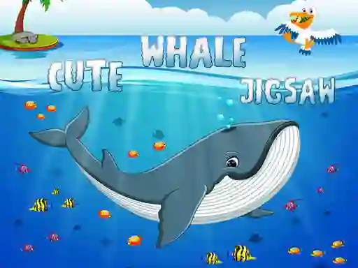 Cute Whale Jigsaw — free online game