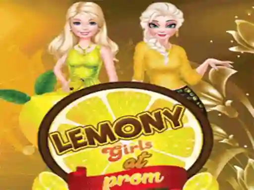Lemony girls at prom — free online game