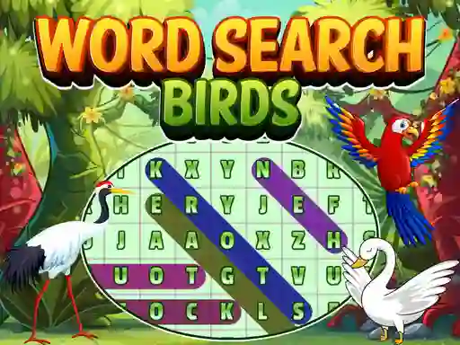 Word Search: Birds — free online game