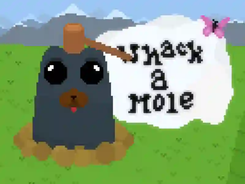 Permainan Whack a Mole Pixel Version secara online