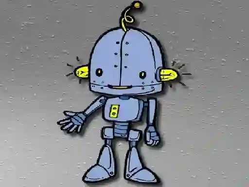 Cartoon Robot Jigsaw — free online game