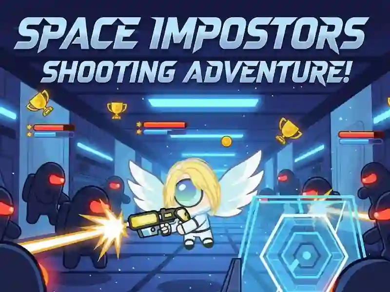 Space Impostors Shooting Adventure — free online game
