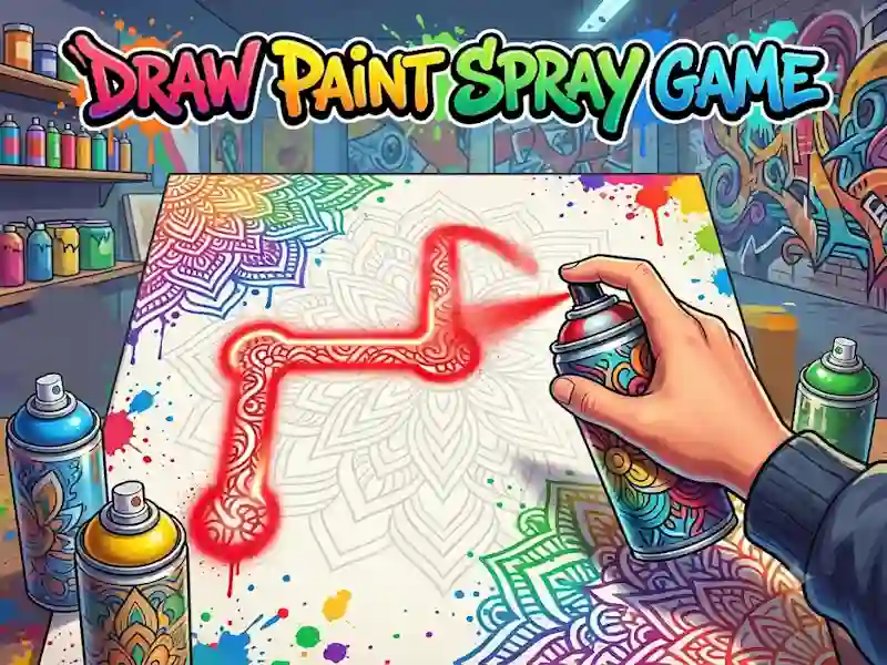 Draw Paint Spray Game — free online game