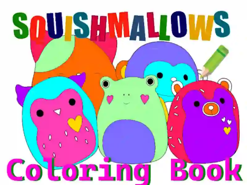 Squishmallow Coloring Book — free online game