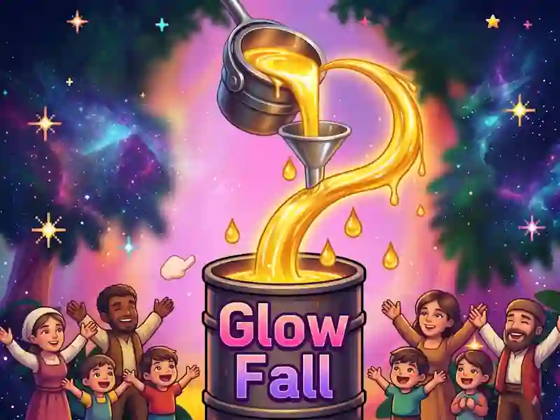 Glow Fall — free online game
