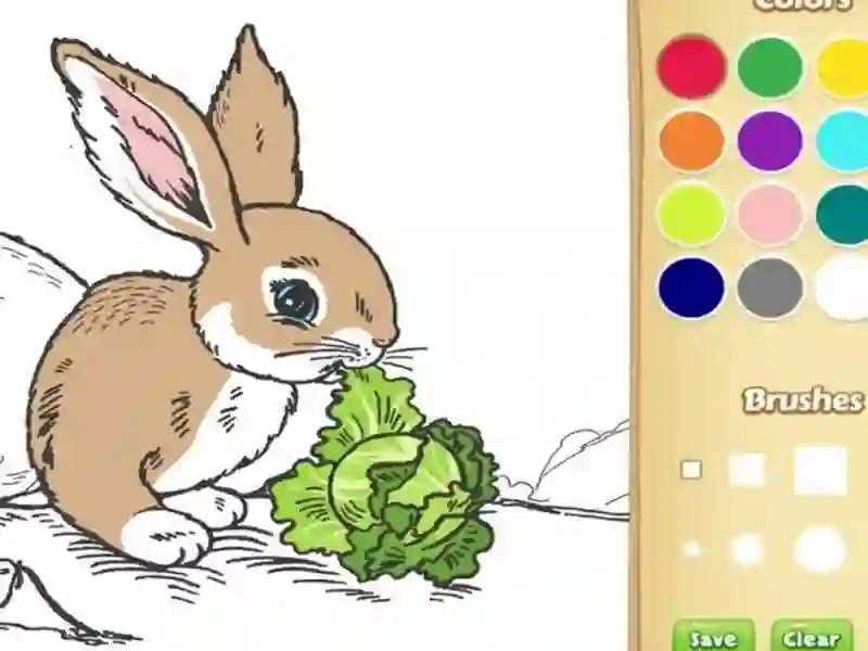 Bunny Coloring Book For Kids — free online game