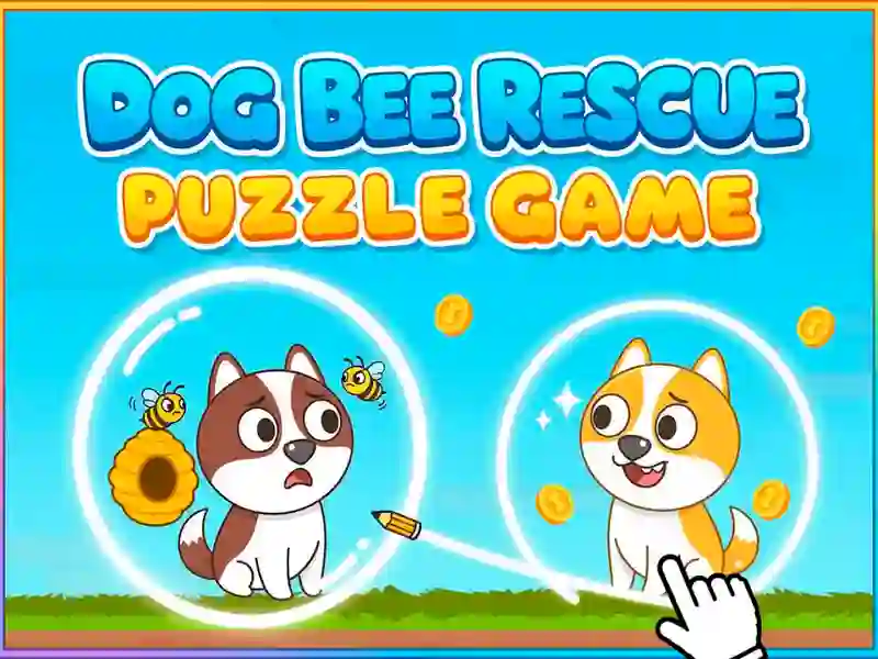 Dog Bee Rescue Puzzle Game — free online game