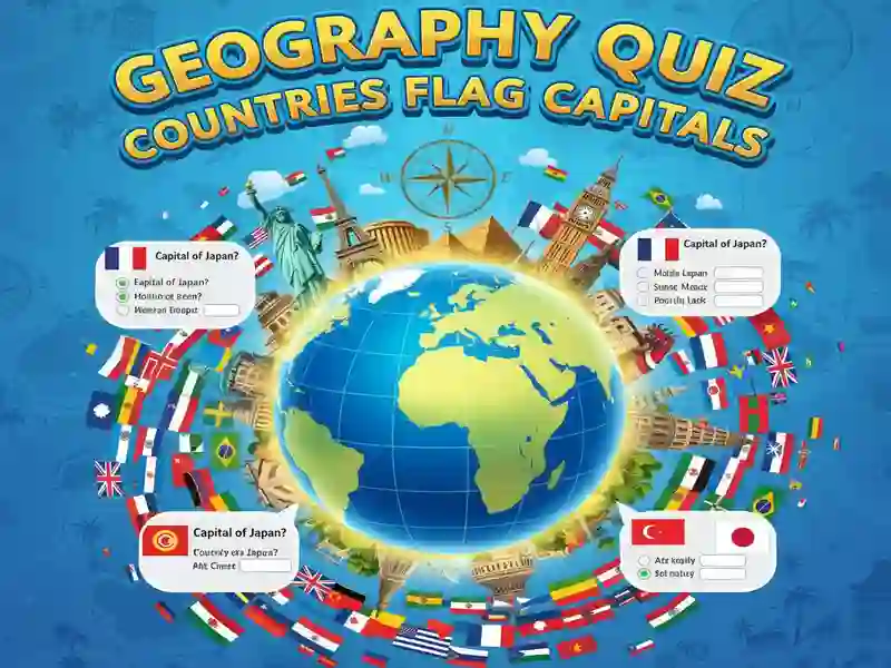 Geography Quiz Countries Flag Capitals — free online game