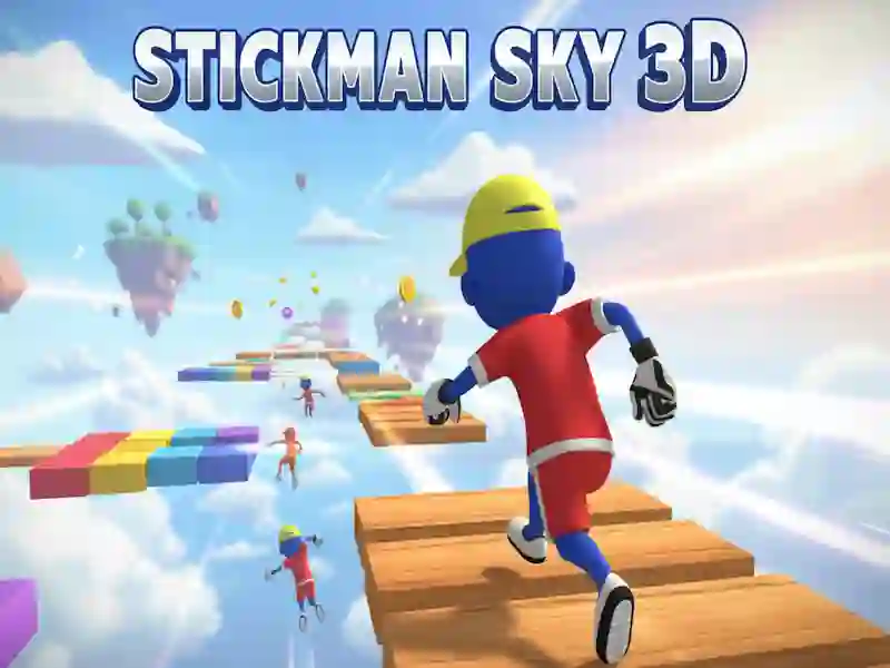 Stickman sky 3D — free online game