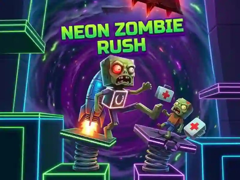 Neon Zombie Rush — free online game