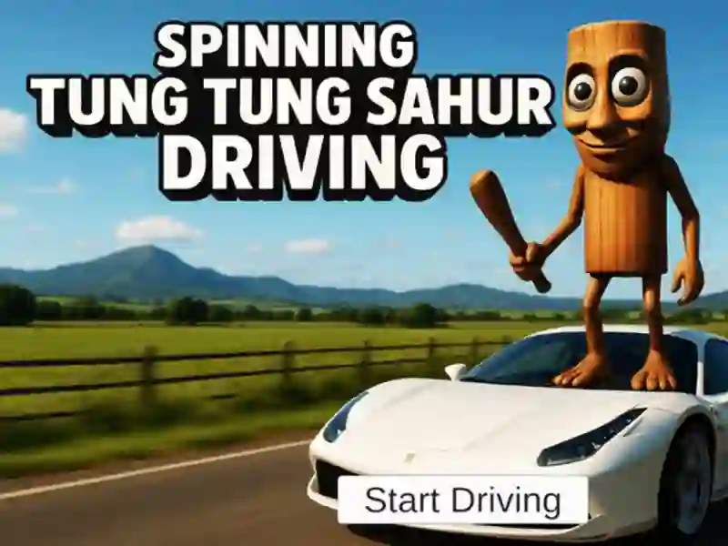 Spinning Tung Tung Sahur Driving — free online game