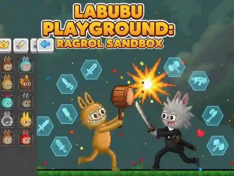 Labubu Playground: Ragdoll Sandbox — free online game