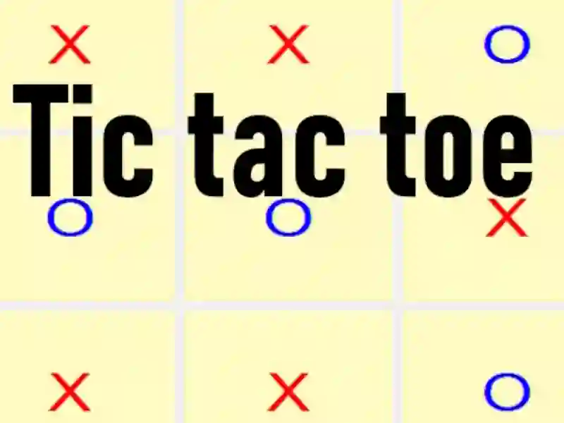 Tic tac toe — free online game