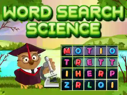 Word Search Science — free online game