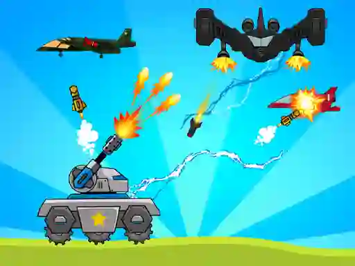 Гульня Tank War Defense онлайн