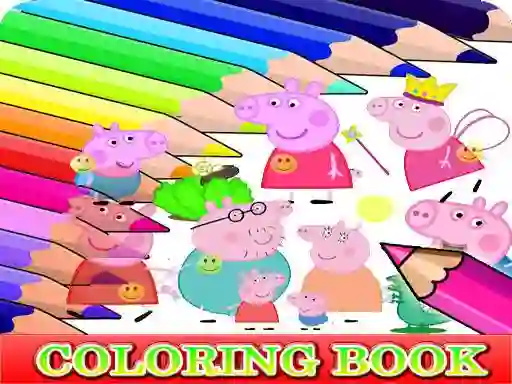 Coloring Book for Peppa Pig — free online game