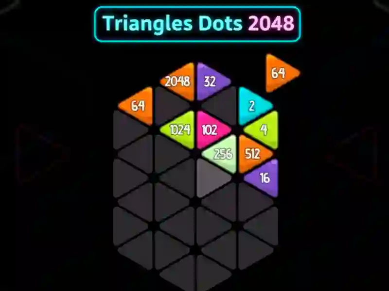 Triangles Dots 2048 — free online game