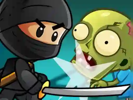 Ninja Kid vs Zombies  — free online game